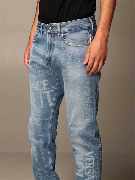 versace jeans grijs|Versace Jeans denim.